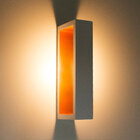 1 Arandela Led Efeito Decorativa Parede Teto 10w 50cm Branca