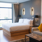 1 Arandela Parede Fit Led 16w 58cm 3000k Efeito Preta St1257