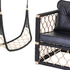 1 Balanço Suspenso + 2 Poltronas Trama Original Em Alumínio C