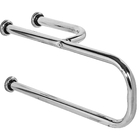 1 Barra De Apoio Para Sanitário 60x20cm + 2 Barras Reta 60cm