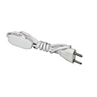 1 Cabo Rabicho Branco Abajúr 1,5m Gangorra 110v/220v