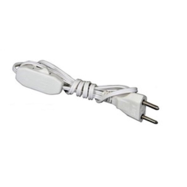 1 Cabo Rabicho Branco Abajúr 1,5m Gangorra 110v/220v