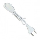 1 Cabo Rabicho Branco Abajúr 1,5m Gangorra 110v/220v