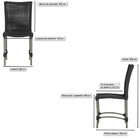 1 Cadeira De Jantar Cannes De Alumínio Com Pintura Fendi E Tr