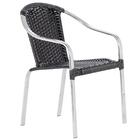 1 Cadeira Em Aluminio E Fibra Sintetica Toquio Para Área Exte