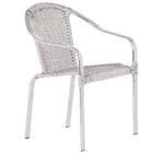 1 Cadeira Em Aluminio E Fibra Sintetica Toquio Para Área Exte
