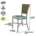 1 Cadeira Gramado Área Externa E Interna Jardim Em Fibra Tram