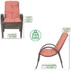 1 Cadeira P/ Jardim Lazer Edicula Varanda Descanso Fibra E Tr