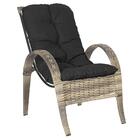 1 Cadeira P/ Jardim Lazer Edicula Varanda Descanso Fibra E Tr