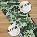 1 Caminho Trilho Mesa Impermeável Pvc Costela Adão 42x140