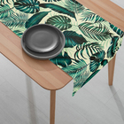 1 Caminho Trilho Mesa Impermeável Pvc Costela Adão 42x210