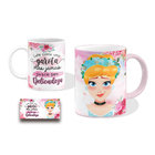 1 Caneca Cinderela Força Feminina Xícara Aaa Envio Imediato
