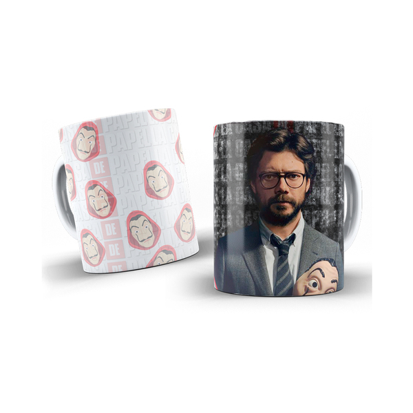 1 Caneca Da Série Casa De Papel Professor + Caixa Presente