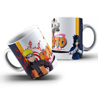 1 Caneca Personalizada Naruto E Sasuke Xícara Envio Imediato