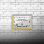 1 Certificado/diploma A4 Com Tela De Acetato E Mdf - Moldura
