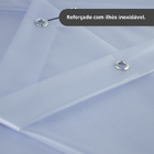 1 Cortina Box Banheiro Fosca Antimofo