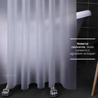 1 Cortina Box Banheiro Fosca Antimofo