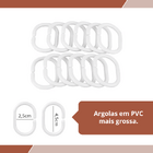 1 Cortina Box Banheiro Pvc Grossa Antimofo Ilhós Ro 140x230