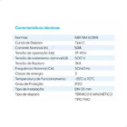 1 Disjuntor Elgin 2 Polos 50a Termomagnético Curva C Bivolt