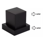 1 Ducha Higiênica Quadrada Preta 3 Acabamento Quadrado Preto