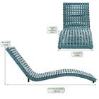 1 Espreguiçadeira Bogotá Para Piscina, Área, Lazer, Em Alumin