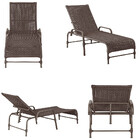 1 Espreguiçadeira Catar E 1 Mesa Garden Fendi E Corda Náutica