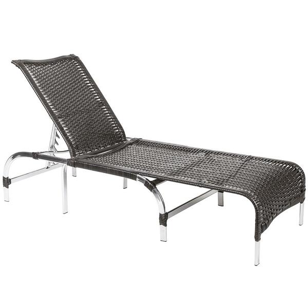 1 Espreguicadeira Ilha Bela Piscina Jardim Varanda Aluminio Tabaco Leroy Merlin