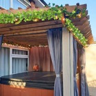 1 Hera Corrente Artificial- Folha De Uva Trepadeira 2 Metros