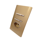 1 Interruptor Simples E 1 Paralelo + Tomada Universal 2p+t 20