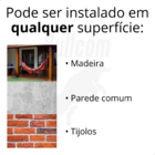 1 Kit Gancho De Rede Reforçado C/ 8 Chumbadores 250kg