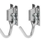 1 Kit Gancho De Rede Reforçado C/ 8 Parafuso E Bucha 150kg