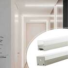 1 Metro De Perfil Branco Sobrepor 20mm Alumínio P/ Fita Led S