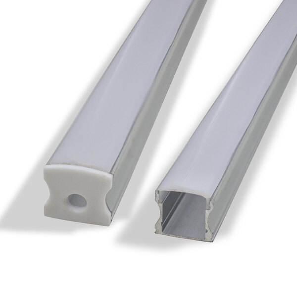 1 Metro De Perfil Sobrepor 20mm Alumínio P/ Fita Led St1098