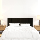 1 Módulo 30cmx30cm Cabeceira Modulada Estofada Preta Para Cam