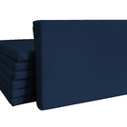 1 Modulo Cabeceira Estofada Uma Placa 40x30 Cm Azul