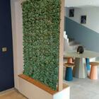 1 Muro Inglês Decorativo Com Folhagem Densa De Hera Artificia