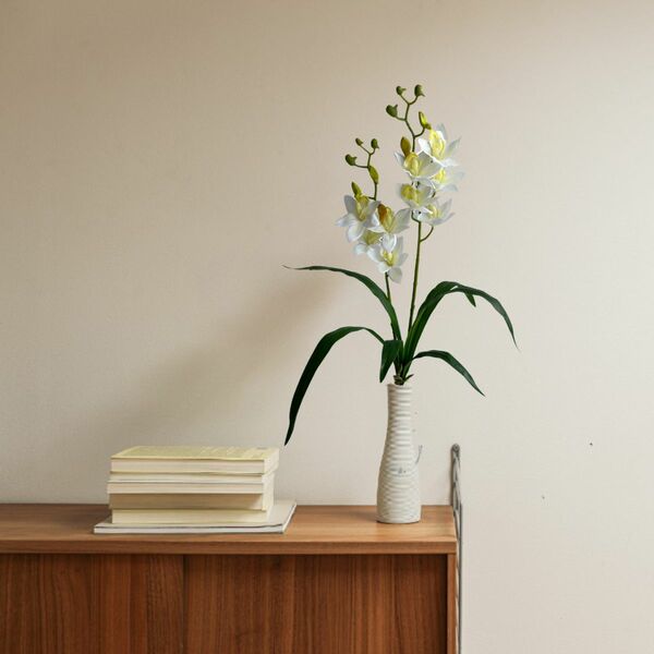 1 Orquídea Dançante Artificial Premium 60cm - Realismo E Sofi