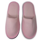 1 Par Chinelo Pantufa Slim Plush Aveludado Feminino Rosa Clar