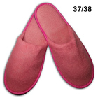 1 Par Chinelo Pantufa Slim Plush Aveludado Feminino Rosa Escu