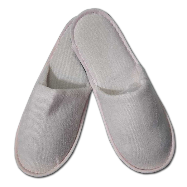 1 Par Chinelo Pantufa Slim Plush Aveludado Feminino Rose Clar
