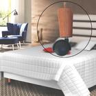 1 Pé Para Cama 13cm Cor Mel Box Casal Rodizio Para Moveis Box