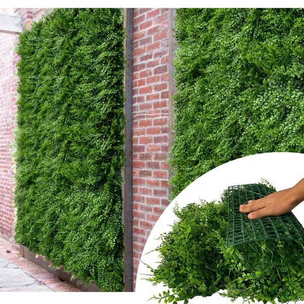 1 Placa Com Folhagens Mistas Artificial Premium Qualidade 3d