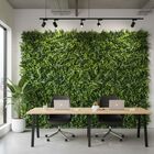 1 Placa De Samambaia E Eucalipto Artificial Para Revestimento