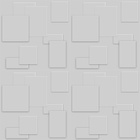 1 Placa Pvc 3d Revestimento De Parede Decorativa Mini Cadre A