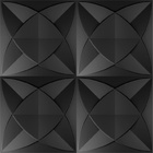 1 Placa Pvc 3d Revestimento De Parede Decorativa Mini Dakar A