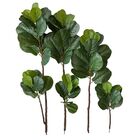 1 Planta Artificial Ficus Lyrata Árvore 120cm Grande Qualidad
