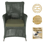 1 Poltrona E 1 Mesa Igapó Em Alumínio Pintura Fendi Corda Náu