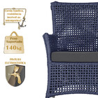 1 Poltrona E 1 Mesa Igapó Em Alumínio Pintura Fendi Corda Náu