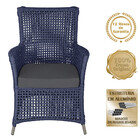 1 Poltrona E 1 Mesa Igapó Em Alumínio Pintura Fendi Corda Náu