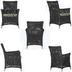 1 Poltrona E 1 Mesa Igapó Em Alumínio Pintura Fendi Corda Náu